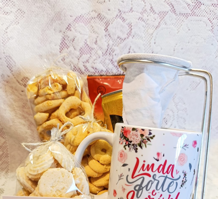 Cesta de café da manhã